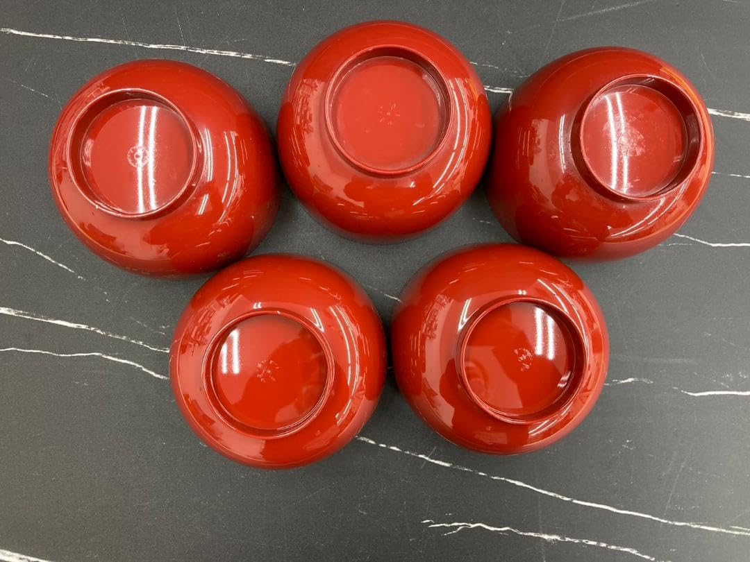 Amazon.co.jp: 高島礼子 凛花シリーズ 菓子器揃 漆器 お椀 お盆 7点